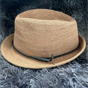 Goorin Bros Morning Glory” Straw Fedora Size L
